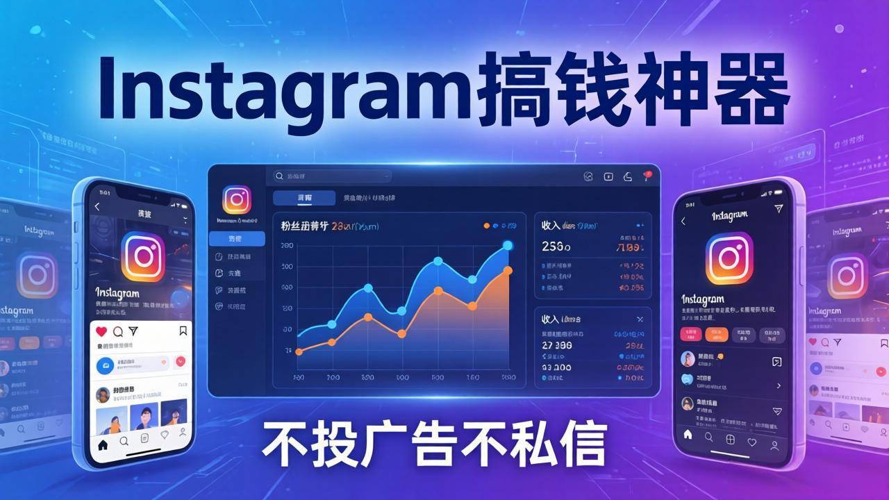 Instagram搞钱神器：月涨6万粉+月入5万刀，不投广告不私信，靠算法+低价产品 - 渡客网创