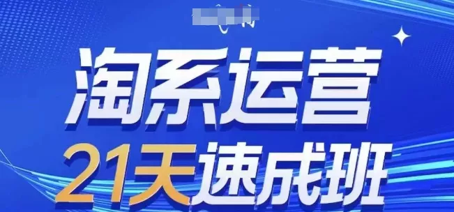 淘系运营21天速成班，0基础轻松搞定淘系运营，不做假把式，快速复制落地(更新26年5月) - 渡客网创
