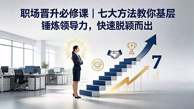 付费文章：职场晋升必修课｜七大方法教你基层锤炼领导力，快速脱颖而出 - 渡客网创
