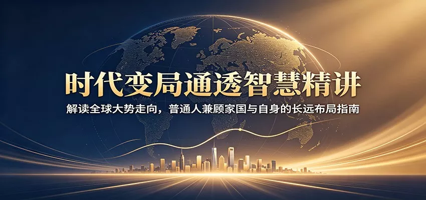 时代变局通透智慧精讲：解读全球大势走向，普通人兼顾家国与自身的长远布局指南 - 渡客网创