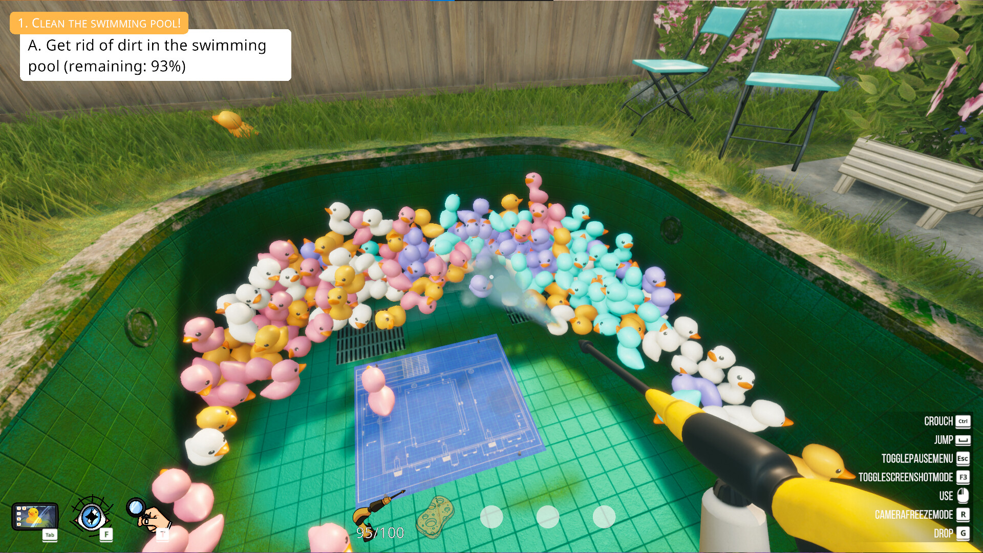 泳池清洁模拟器/Pool Cleaning Simulator - 渡客网创