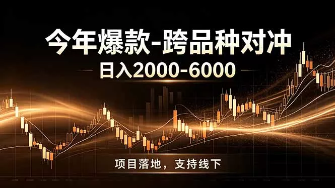 全新跨品种对冲模式上线！日稳定盈利 2000-6000，合规长久可批量放大 - 渡客网创