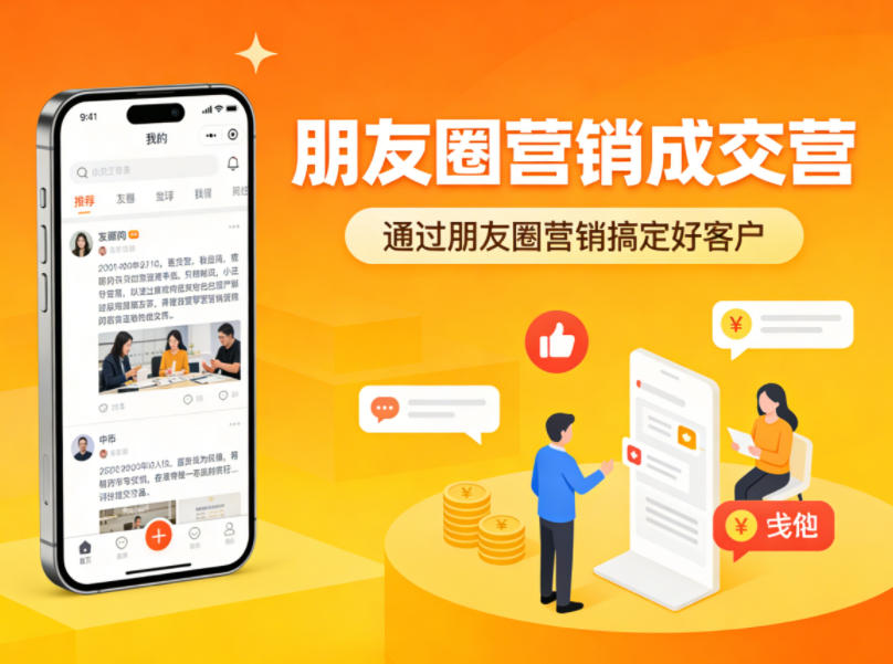 朋友圈营销成交营，通过朋友圈营销来搞定好客户 - 渡客网创