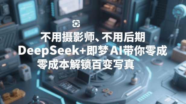 不用摄影师、不用后期，DeepSeek+即梦AI带你零成本解锁百变写真！ - 渡客网创