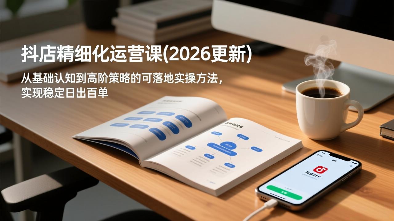 抖店精细化运营课(26年3月更新 抖店精细化运营课(26年3月更新