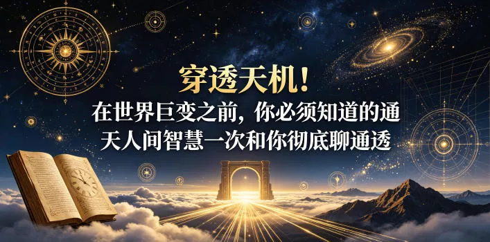 付费文章：穿透天机！在世界巨变之前，你必须知道的通天人间智慧一次和你彻底聊通透 - 渡客网创