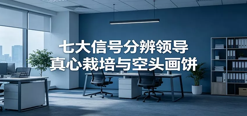 付费文章《七大信号分辨领导真心栽培与空头画饼》读懂管理背后人性逻辑 - 渡客网创