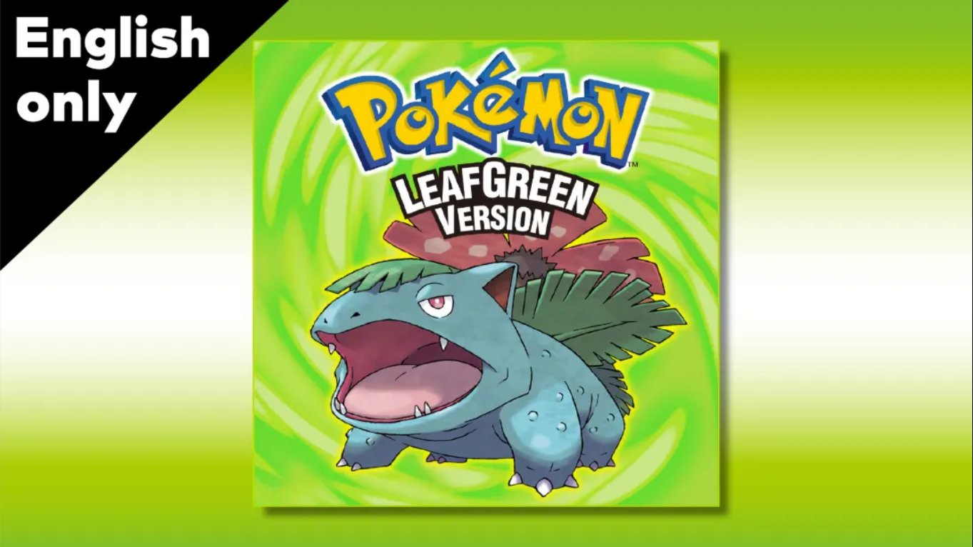 【美版】宝可梦叶绿 .Pokemon LeafGreen 中文汉化 - 渡客网创