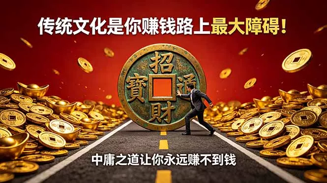 付费文章：传统文化是你赚钱路上最大障碍！中庸之道让你永远赚不到钱 - 渡客网创