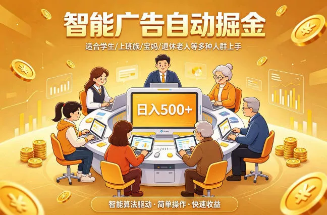 2026年最好做的项目：自动掘金项目，小白轻易上手，单日轻松收入500+【揭秘】 - 渡客网创