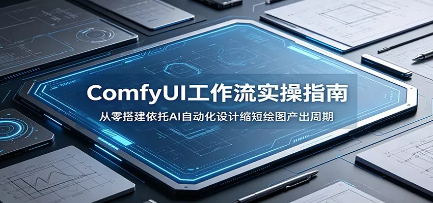 ComfyUI 工作流实操指南：从零搭建依托AI自动化设计缩短绘图产出周期 - 渡客网创