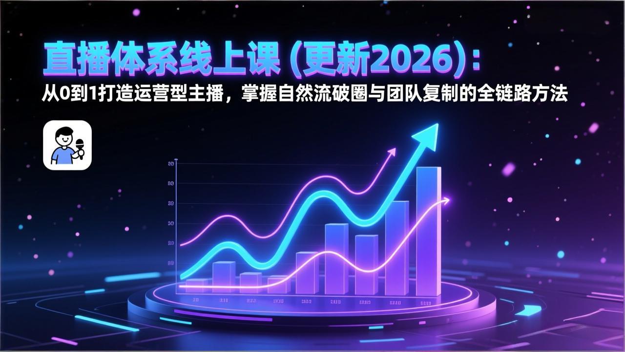 直播体系线上课(更新2月 - 渡客网创