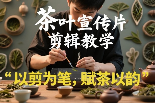 茶叶宣传片剪辑教学，以剪为笔，赋茶以韵，新手也能拍出高级感 - 渡客网创