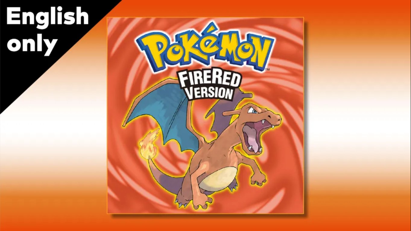 【美版】宝可梦火红 .Pokemon FireRed 中文汉化