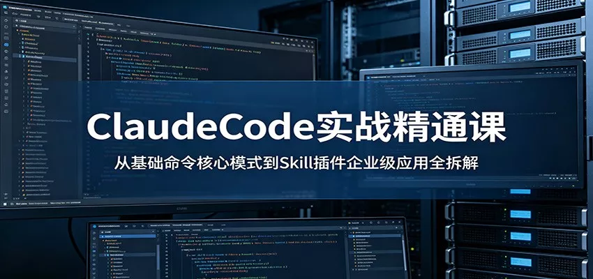 ClaudeCode实战精通课：从基础命令核心模式到Skill插件企业级应用全拆解 - 渡客网创