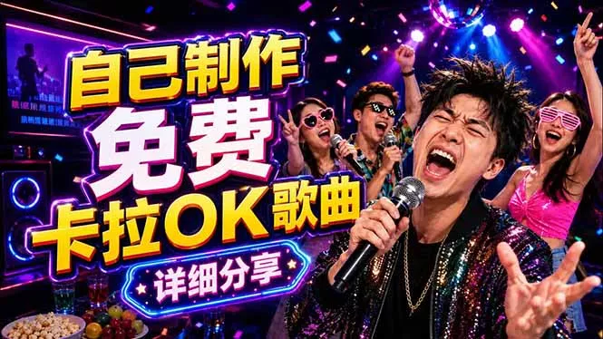 免费卡拉OK歌曲制作全攻略：音轨分离字幕制作，零基础快速做出专业K歌视频 - 渡客网创