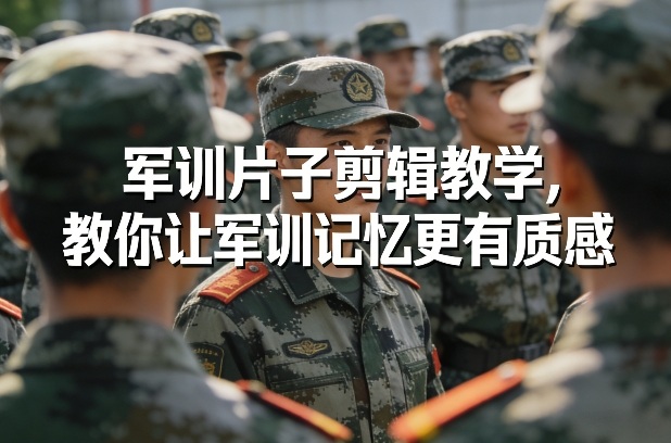 军训片子剪辑教学，教你让军训记忆更有质感 - 渡客网创
