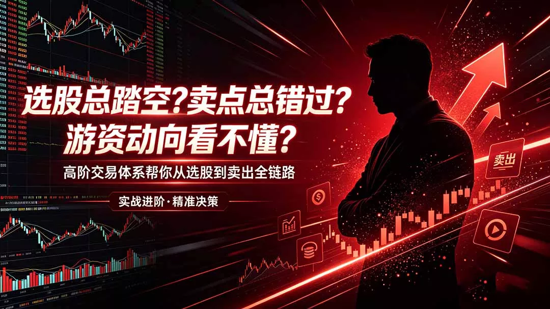 选股总踏空？卖点总错过？游资动向看不懂？高阶交易体系帮你从选股到卖出全链路(更新6月 - 渡客网创