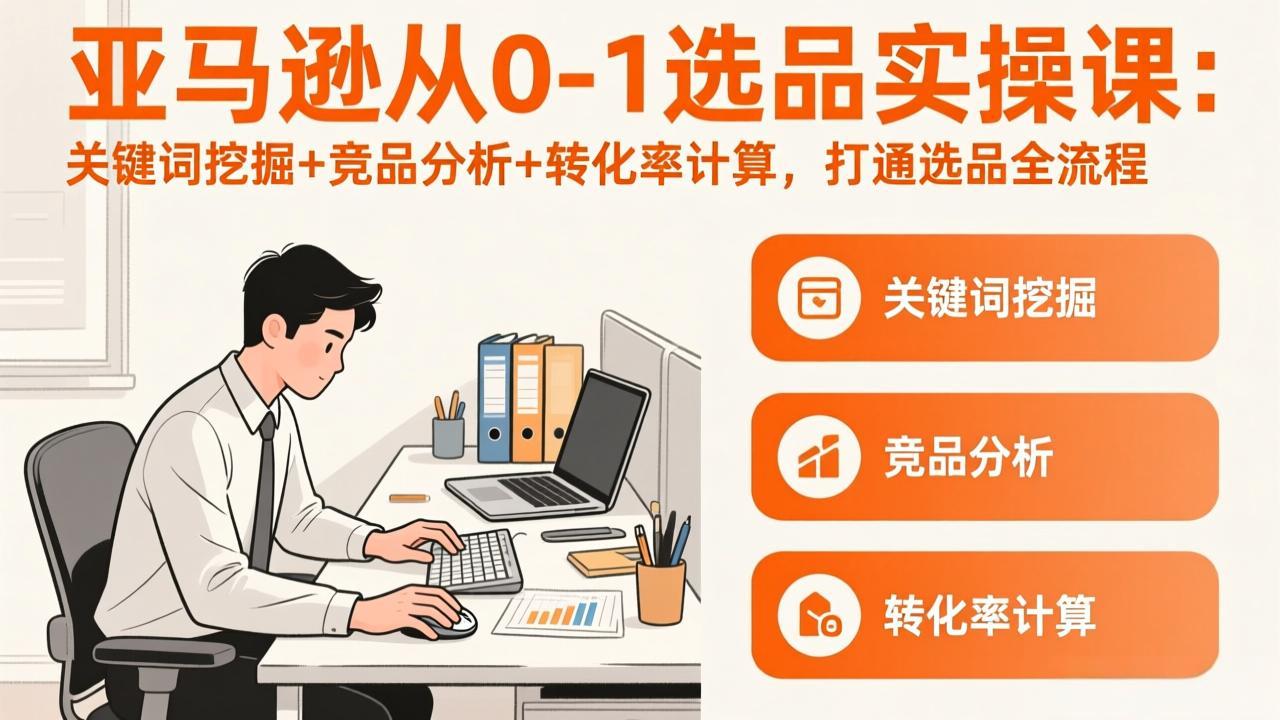 亚马逊从0-1选品实操课(更新3月 - 渡客网创