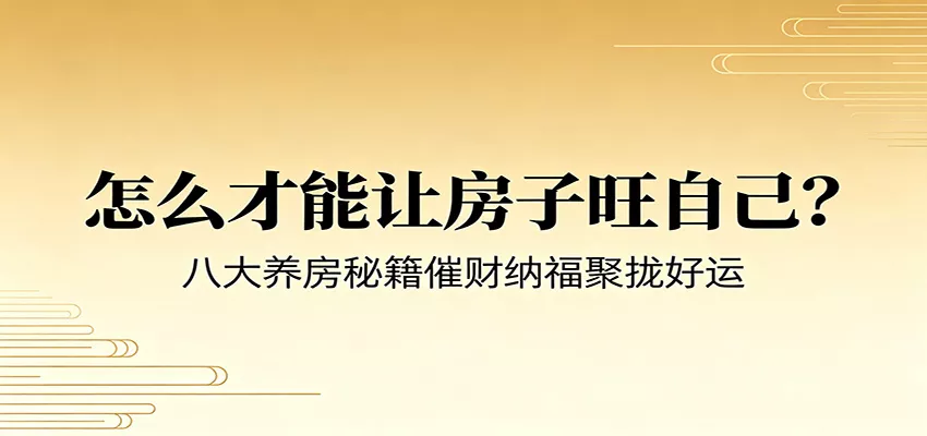 付费文章《怎么才能让房子旺自己？》八大养房秘籍催财纳福聚拢好运 - 渡客网创